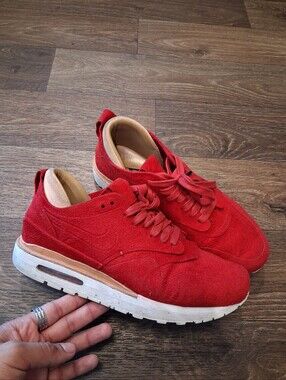 Nike Air Max 1 Royal Shoes Womens US 9 Sneakers Red